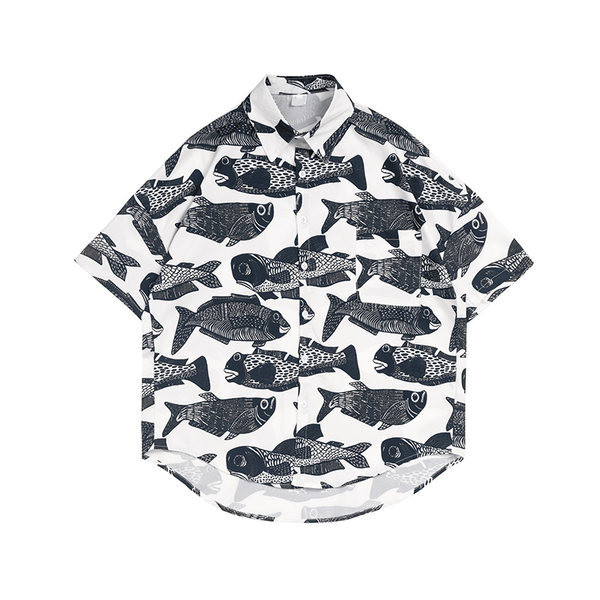 Мъжка ежедневна риза с копчета и джоб 