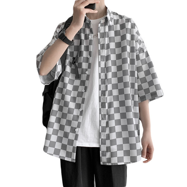 Ежедневна риза с 3/4 ръкав  за мъже 