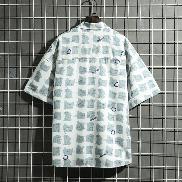 Модерна мъжка риза с класическа яка и копчета в три цвята