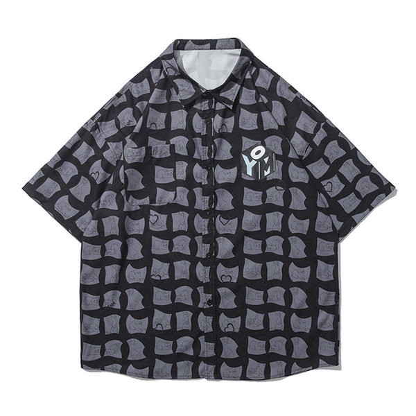 Модерна мъжка риза с класическа яка и копчета в три цвята