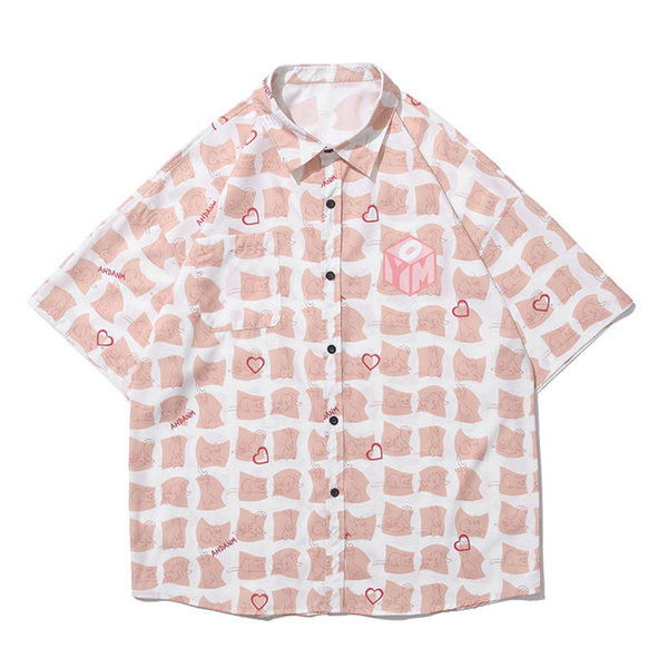 Модерна мъжка риза с класическа яка и копчета в три цвята