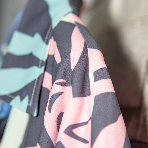 Цветна мъжка риза с къс ръкав