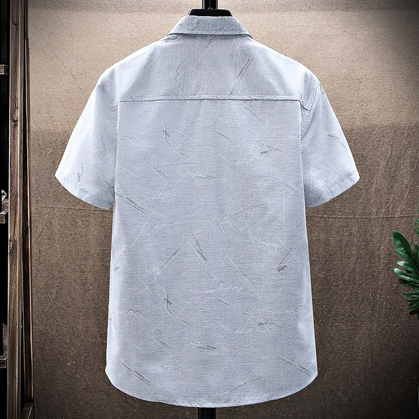 Ежедневна мъжка риза с яка и къс ръкав -няколко цвята