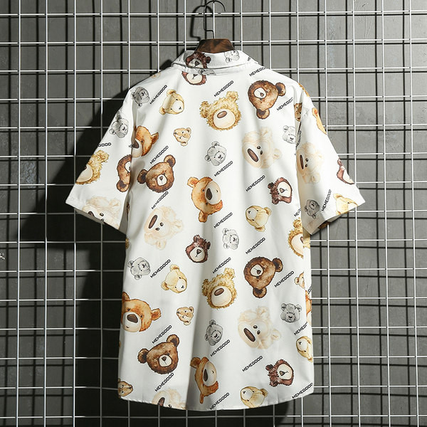 Мъжка модерна риза с копчета в няколко цвята