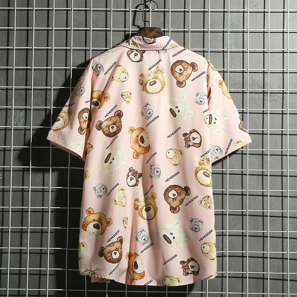 Мъжка модерна риза с копчета в няколко цвята