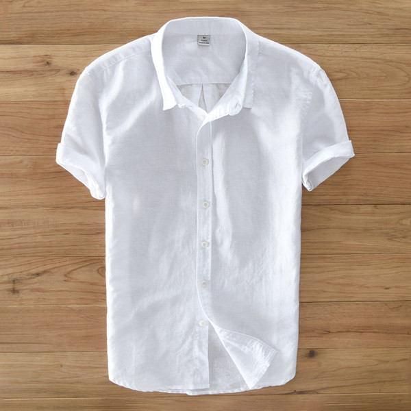 Лятна едноцветна риза с копчета