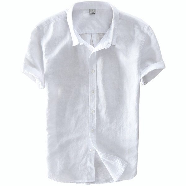 Лятна едноцветна риза с копчета