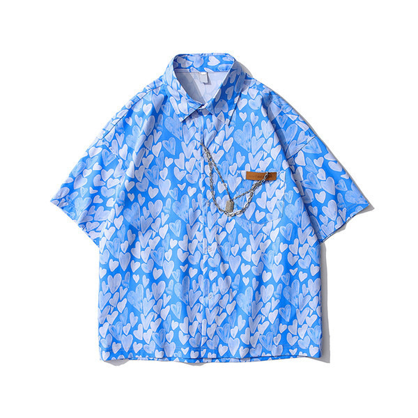 Мъжка ежедневна риза с джобове и класическа яка