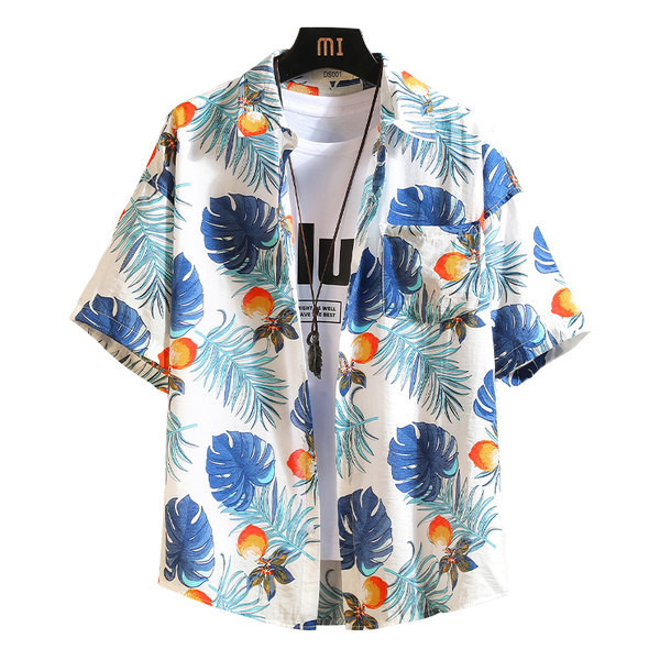 Нов модел лятна риза с къс ръкав ,джоб и копчета 