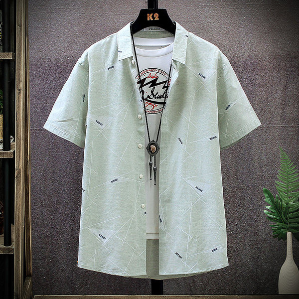 Ежедневна мъжка вталена риза с класическа яка 