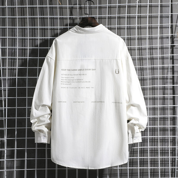 Модерна мъжка риза с класическа яка и джоб в четири цвята