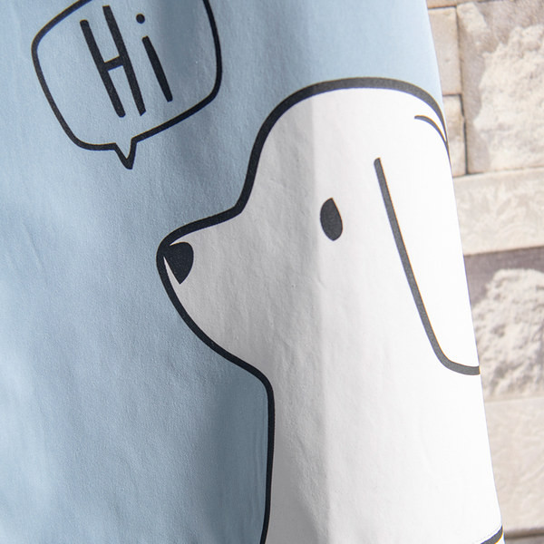 Мъжка цветна риза с класическа яка и апликация