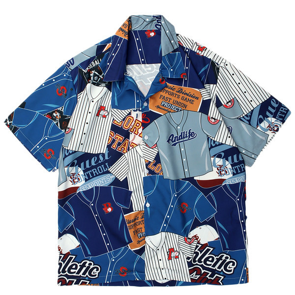 Многоцветна мъжка риза с класическа яка и копчета