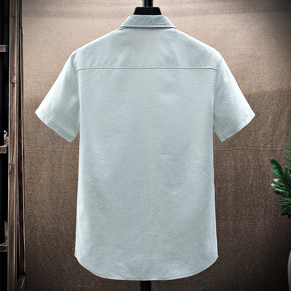 Нов модел мъжка риза с къс ръкав в два цвята