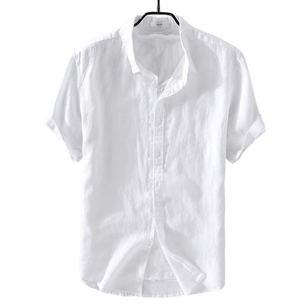 Едноцветна мъжка риза - изчистен модел