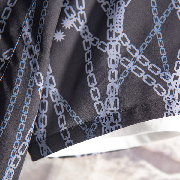 Мъжка риза широк модел с класическа яка 