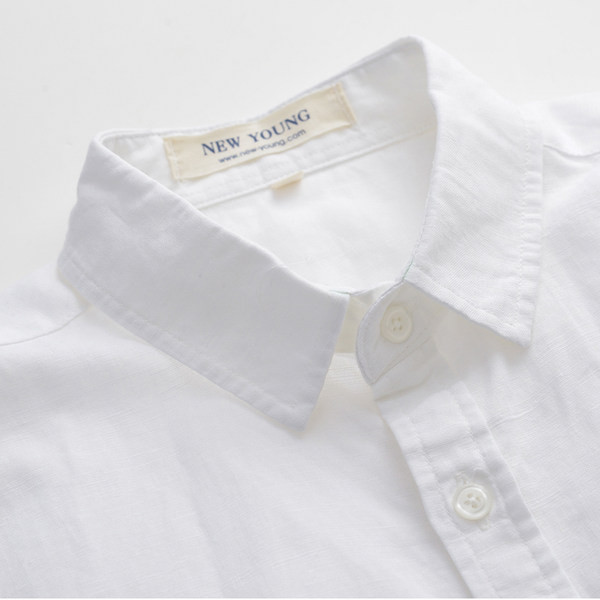 Тънка лятна риза изчистен модел за мъже