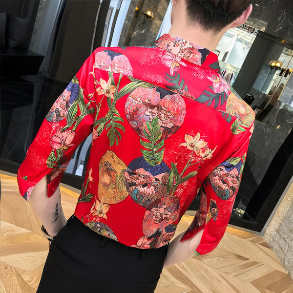 Нов модел мъжка риза с класическа яка и 3/4 ръкав 