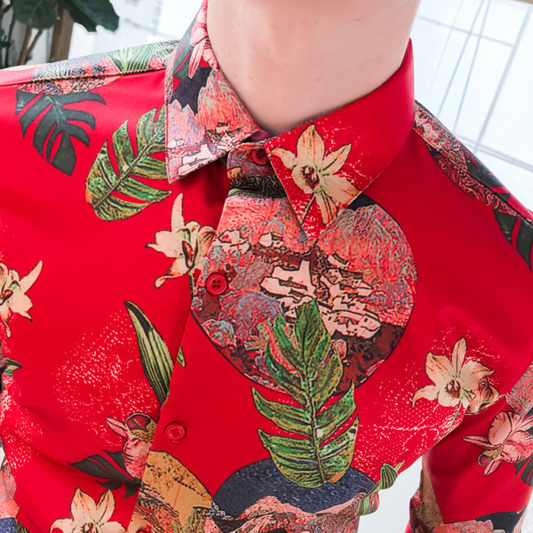 Нов модел мъжка риза с класическа яка и 3/4 ръкав 