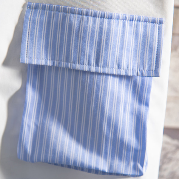 Ежедневна мъжка риза с копчета и джоб