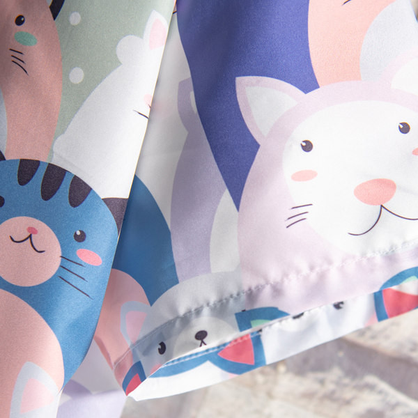 Цветна мъжка риза с къс ръкав и апликации