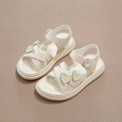 Детски  ежедневни сандали с велкро закопчаване от еко кожа 