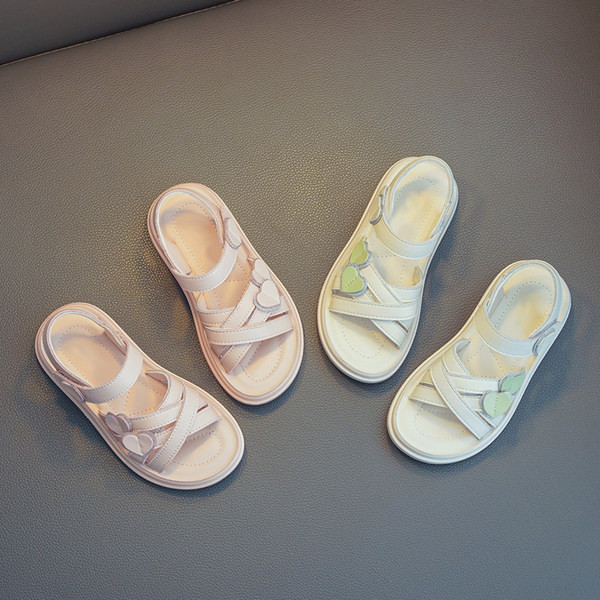 Детски  ежедневни сандали с велкро закопчаване от еко кожа 