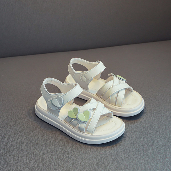 Детски  ежедневни сандали с велкро закопчаване от еко кожа 
