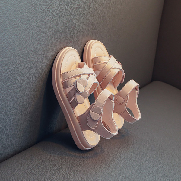 Детски  ежедневни сандали с велкро закопчаване от еко кожа 