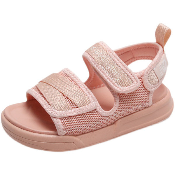 Ежедневни сандали с велкро закопчаване и равна подметка 