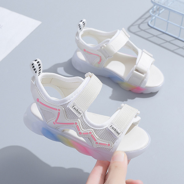 Нов модел летни сандали с висока груба подметка