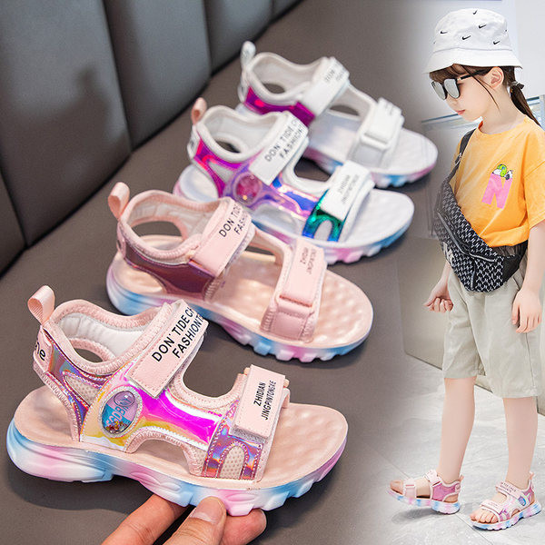 Спортно-ежедневни детски сандали с велкро закопчаване