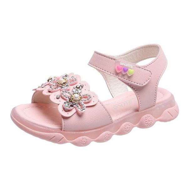 Ikdienas bērnu sandales ar akmeņiem