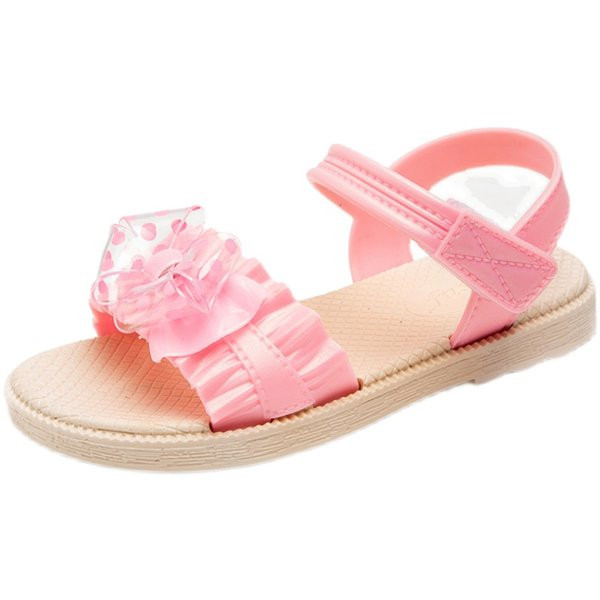 Modernas bērnu sandales ar plakanām zolēm piemērotas vasarai