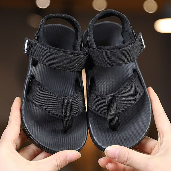 Bērnu audekla sandales ar velcro aizdari meitenēm