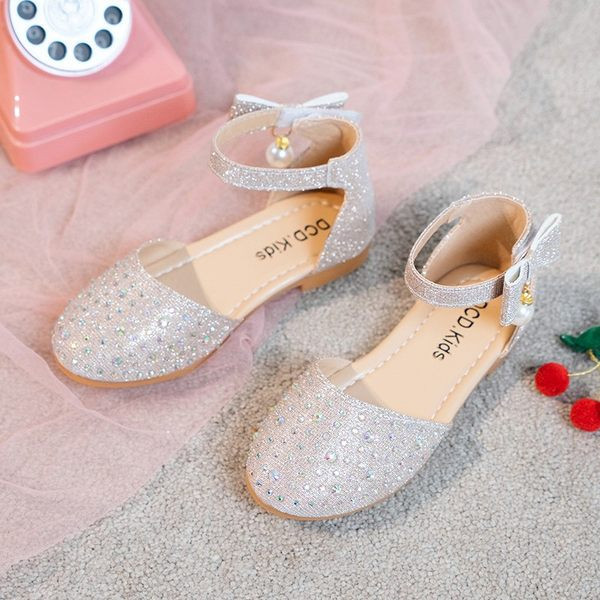 Ikdienas bērnu sandales ar akmeņiem meitenēm