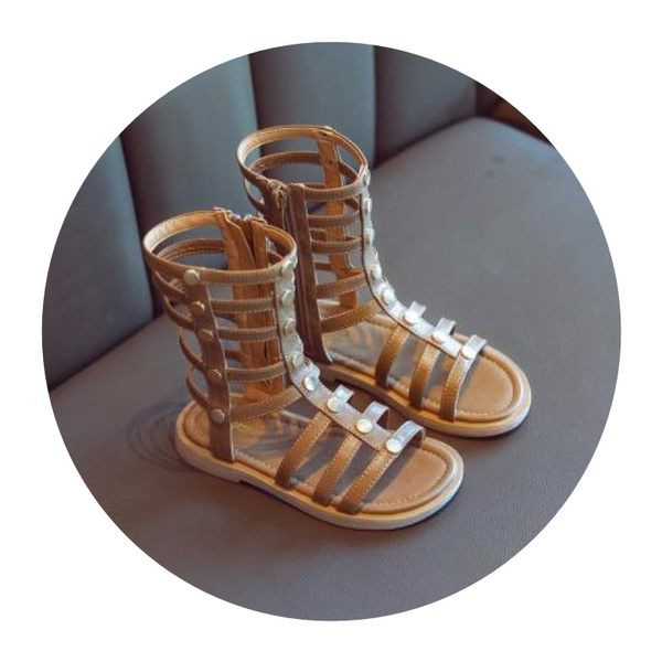 Modernas bērnu sandales romiešu stilā no eko ādas