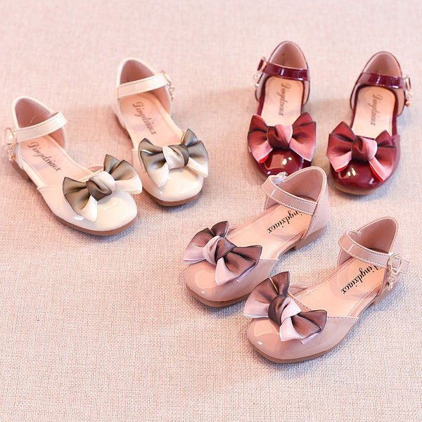 Jauns bērnu sandaļu modelis no eko ādas ar lentīti meitenēm