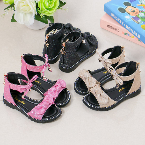 Jauns bērnu sandaļu modelis ar lentīti un saitēm