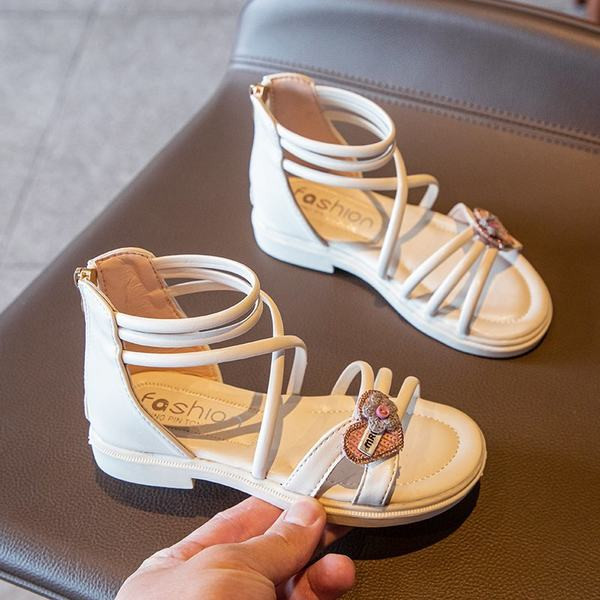 Bērnu sandales no eko ādas ar 3D elementu