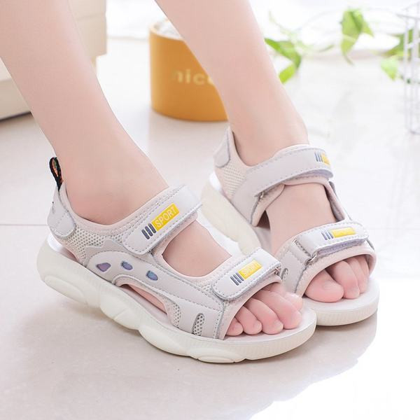 Sporta bērnu sandales meitenēm ar velcro aizdari un tīklveida audumu