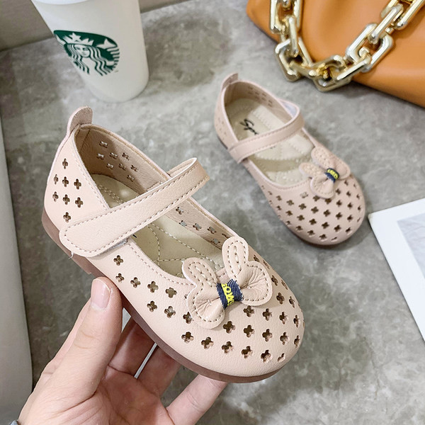 Детски сандали от изкуствена кожа в два цвята