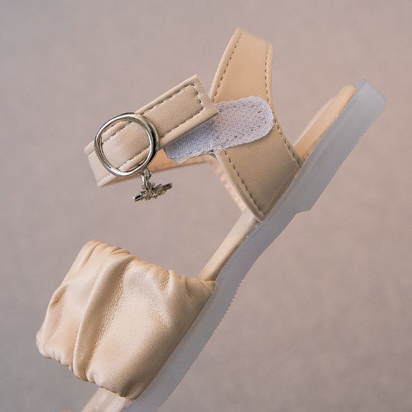 Летни детски сандали от изкуствена кожа за момичета