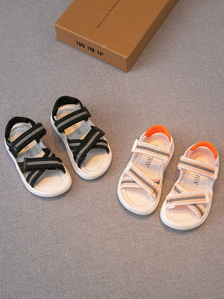 Ежедневни детски сандали с равна подметка за момичета - два цвята
