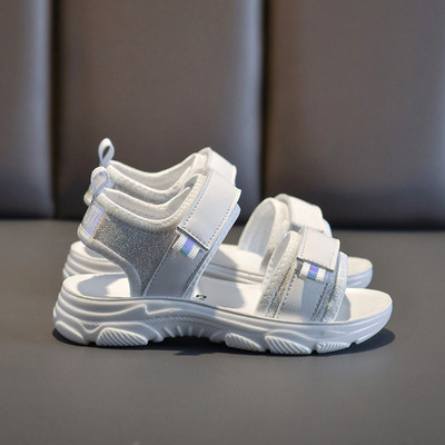 Casual παιδικά σανδάλια με στερέωση velcro και επίπεδη σόλα