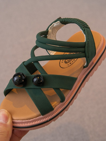 Ежедневни сандали за момичета с равна подметка в няколко цвята