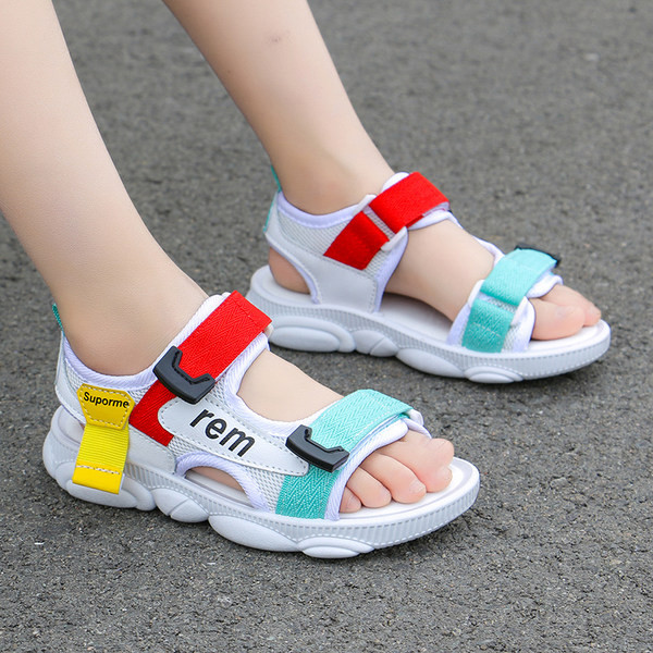 Детски сандали спортно-ежедневни с текстилни каишки