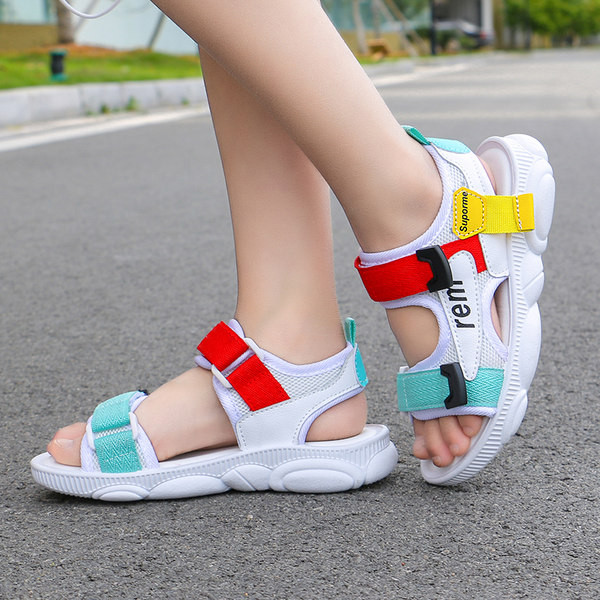 Детски сандали спортно-ежедневни с текстилни каишки