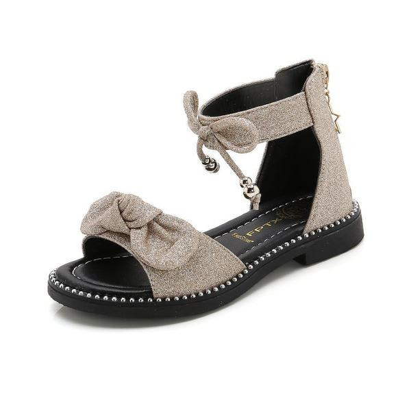 Детски сандали подходящи за момичета с панделки