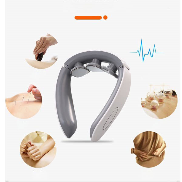 Масажор с USB зарядно и три масажни глави